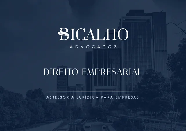 Capa do material Direito Empresarial, da Bicalho Advogados